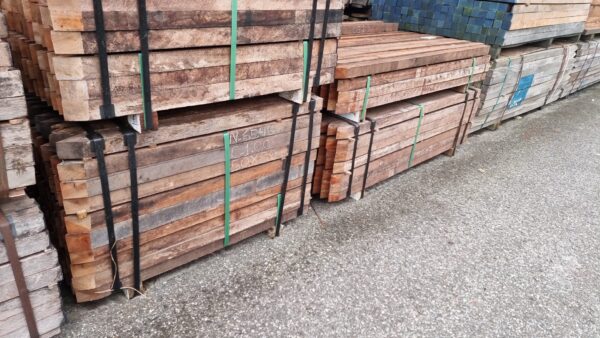 Hardhouten Paal / piketpaal 50x50mm - Afbeelding 2
