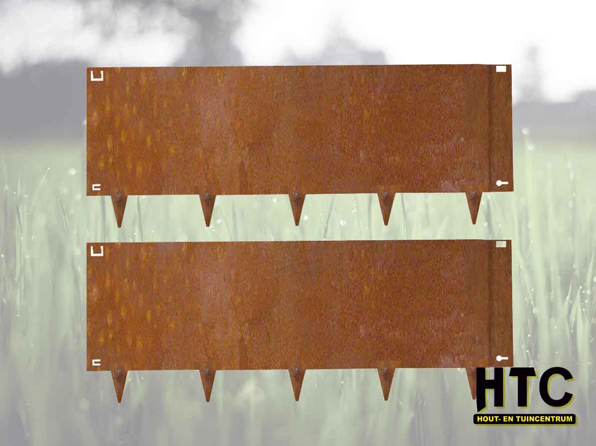 Kantopsluiting Corten 1060x400x1.5mm